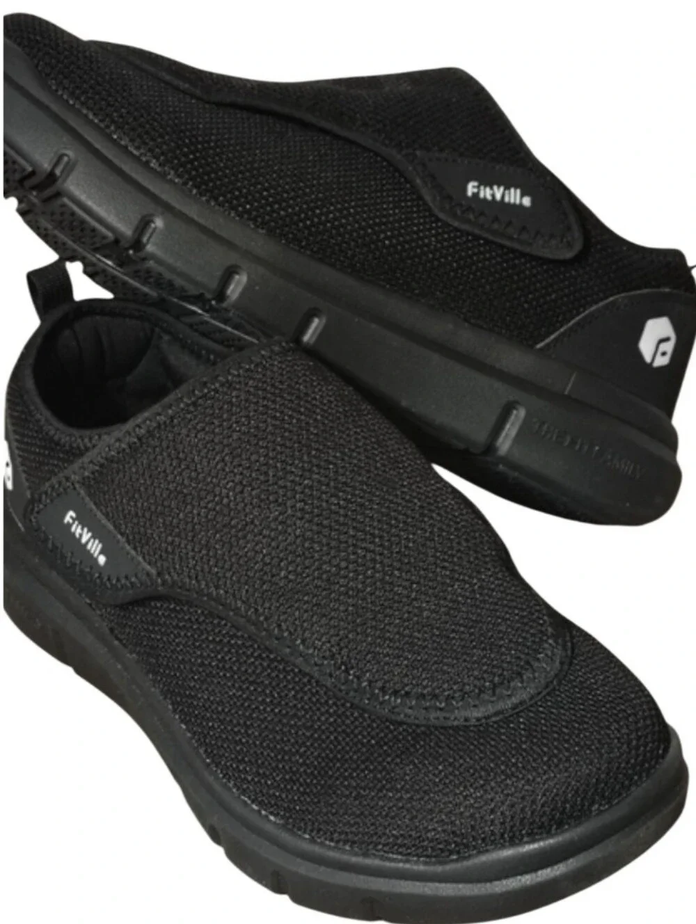 FitVille EasyTop Wings V2  Extra Wide Diabetic and Sport Recovery Shoes 10.5